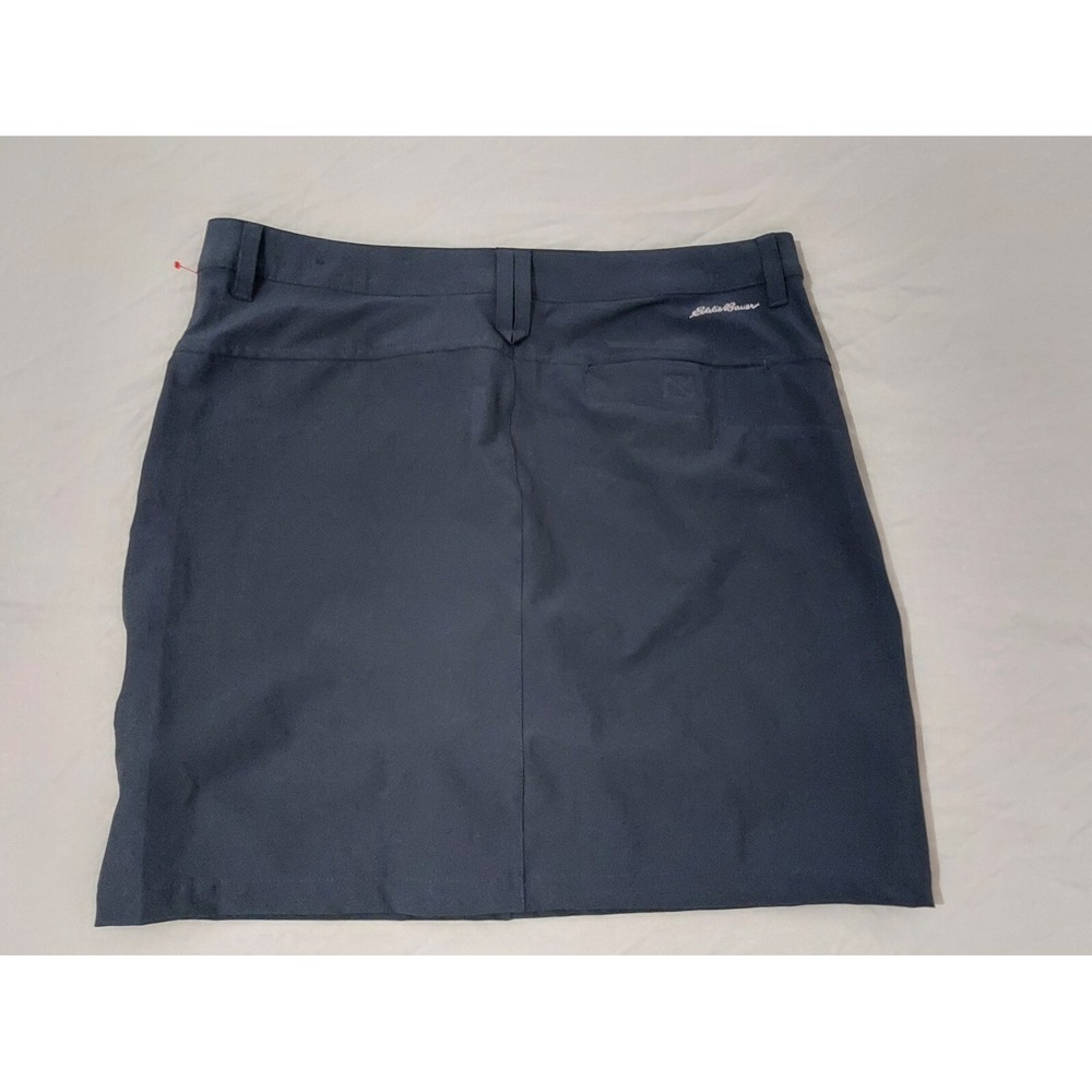 Womens Eddie Bauer Skirt 10 Black Athletic Outdoor Hiking Stretch